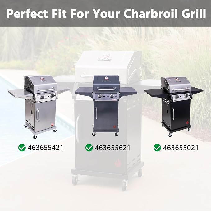 Repair Kit for Char-Broil 463655421 463655621 463655021 463654022 Grill Parts, Grill Replacement Parts for Charbroil Performance 463655421 463655621 463655021 2-Burner Gas Grill Models