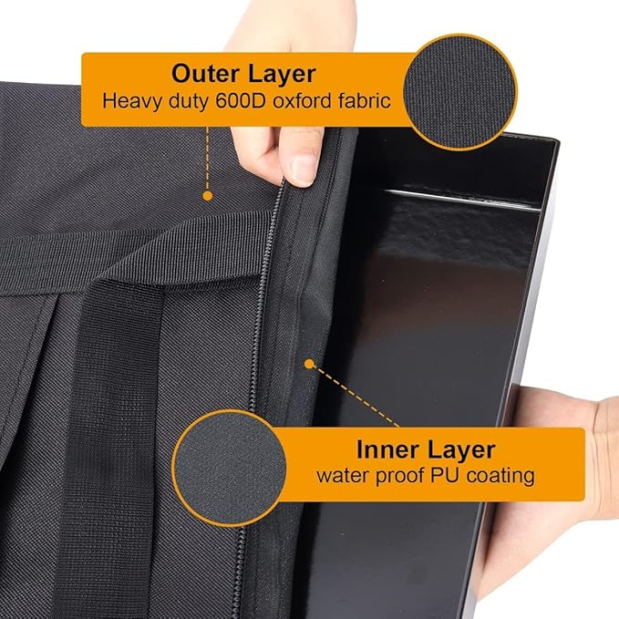 Griddle Carry Bag for Camp Chef 2 Burner Stove Grills, Camping Bag for Camp Chef SG60, FG32 14" x 32" Griddle, Carry Case for Outdoor, BBQ Accessories