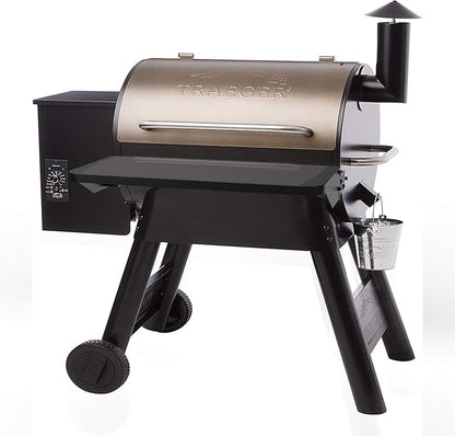 Stanbroil Folding Front Shelf for Traeger Pro 22, Pro 575 and Ironwood 650 Series, BAC362 Folding Shelf, Grill Accessories for Traeger Pellet Grills, 25" L x 12" W