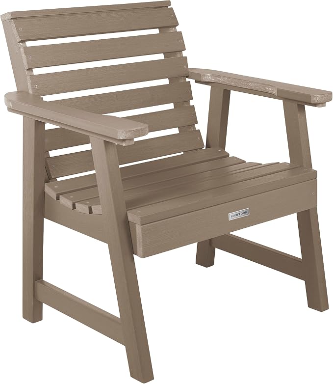 highwood Weatherly 4-Piece Garden Conversation Set, Woodland Brown