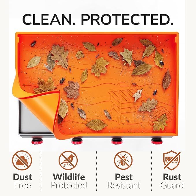 36" Silicone Griddle Mat for Blackstone, Upgraded Full-Coverage Griddle Protector for Flat Top Grill, Heavy Duty Food-Grade Silicone Grill Mat, Protective Griddle Cover for Dirt, Rust & Debris