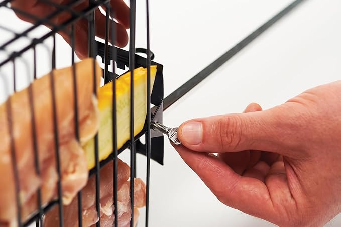 Onward Manufacturing Company Non-Stick Flat Spit Rotisserie Grill Basket