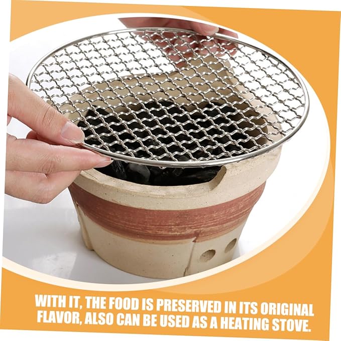 Portable Clay Barbecue Grill Stove Lightweight Outdoor Cooking Tool for Camping Picnics and Parties Multi Functional Charcoal Grill for Meat Seafood and Vegetables