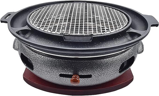 BBQ Barbeque Barbecue Grill, BBQ, Multifunctional Smokeless Charcoal Grill, Household Korean BBQ Grill, Split Design, Outdoor/Indoor (Color : G)