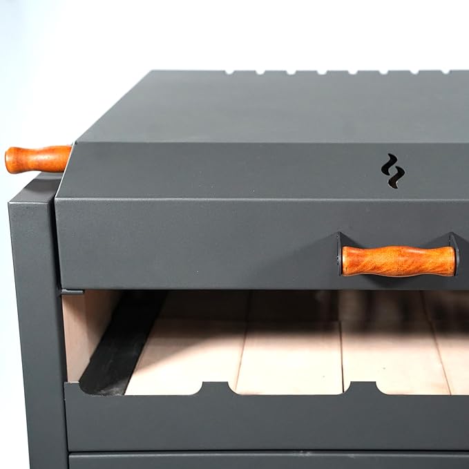 Ñuke Delta Gaucho Firebox Grill- Authentic Argentine Outdoor Cooking Wood or Charcoal
