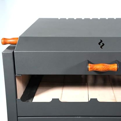 Ñuke Delta Gaucho Firebox Grill- Authentic Argentine Outdoor Cooking Wood or Charcoal