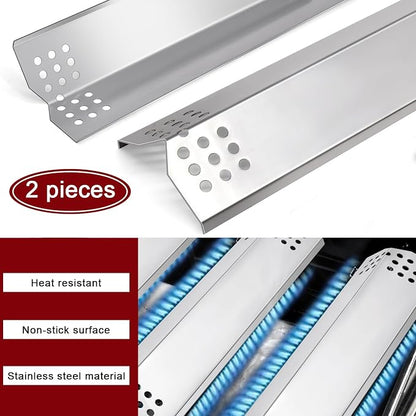 Grill Parts for Kitchenaid 720-0819, 720-0819G, 720-0787D, 720-0953, 720-0953A, 730-0953, 730-0787D, 720-0787 Models, Heat Plates, Burners, Igniters for Kitchen Aid 2 Burner Grill Replacement Parts.