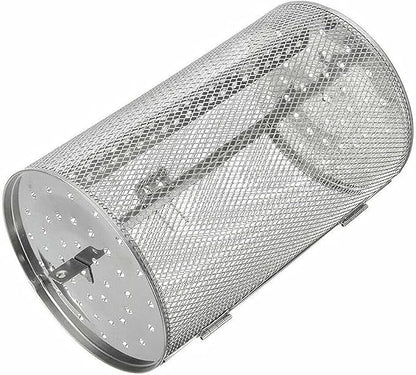 12x23cm Stainless Steel Rotisserie Grill Roaster Drum Dried Baking Coffee Bean Nut Oven Basket BBQ Grill Cage Kit