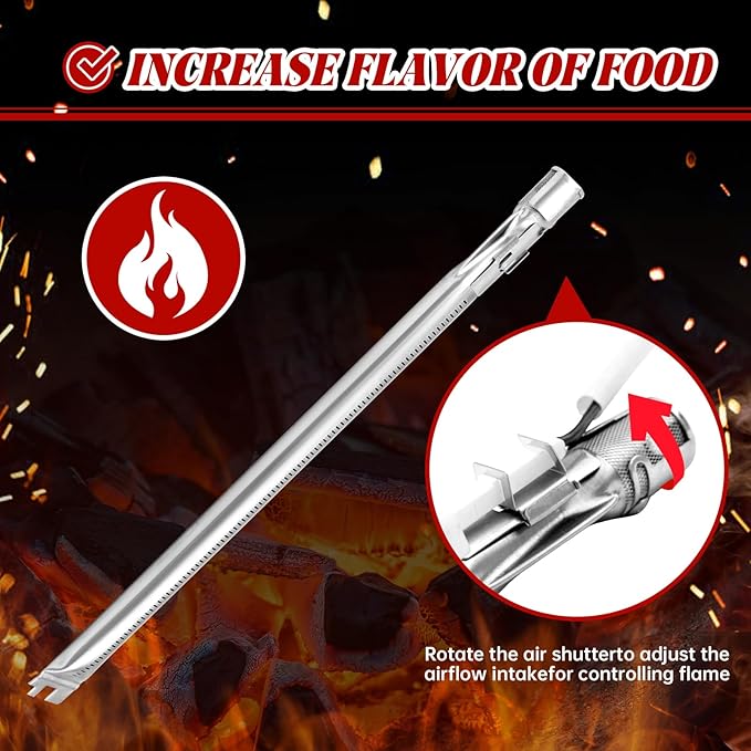 7620 7621 Flavorizer Bars for Weber Genesis 300 Series, E310, S310, E320, E330, S330, EP310, EP320, EP330 Grill with Front-Mounted Control (7620+7622+62752, 7620+7622+62752)