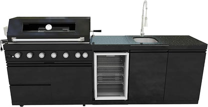 Outdoor Grills & Smokers Portable Camping Charcoal Grill Cooking Barbecue, Large Barrel Style Charcoal Grills BBQ Smoker Combo with Offset Smoker, Grill for Backyard Patio,A-1