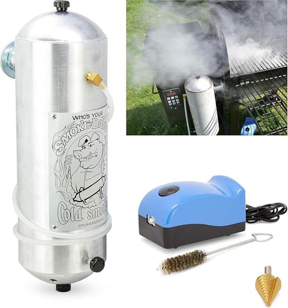 Magnum P.I.G. Cold Smoke Generator – Heavy-Duty USA-Made Aluminum Body, Works with All BBQ & Pellet Grills – 2.5 hr Burn Time