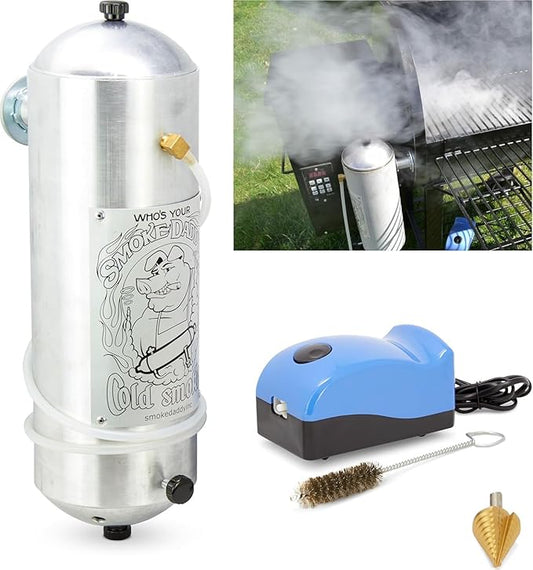 Magnum P.I.G. Cold Smoke Generator – Heavy-Duty USA-Made Aluminum Body, Works with All BBQ & Pellet Grills – 2.5 hr Burn Time
