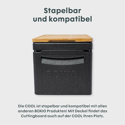 BOXIO - Cool: travel fridge for camping without electricity - perfect refrigerator with different temperature zones thanks to BOXIO cooling cartridges - thermal box for optimal cooling and maintenance