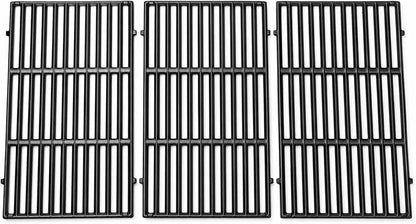 18.75"×11.12" Cast Iron Grill Grates - 66089 66097 Replacement Cooking Grids for Weber Genesis II/LX 400 Series (E/S-410 · 415 · 435, LX E/S-440)