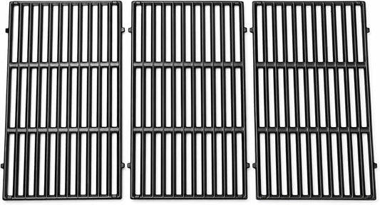 18.75"×11.12" Cast Iron Grill Grates - 66089 66097 Replacement Cooking Grids for Weber Genesis II/LX 400 Series (E/S-410 · 415 · 435, LX E/S-440)