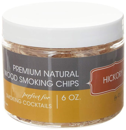 Outset Kiln-Dried Natural Hickory Wood Smoking Chips, 6 oz, Brown