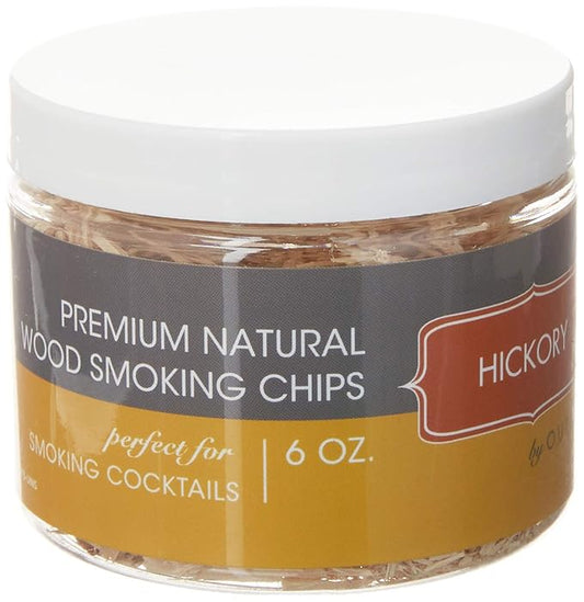 Outset Kiln-Dried Natural Hickory Wood Smoking Chips, 6 oz, Brown