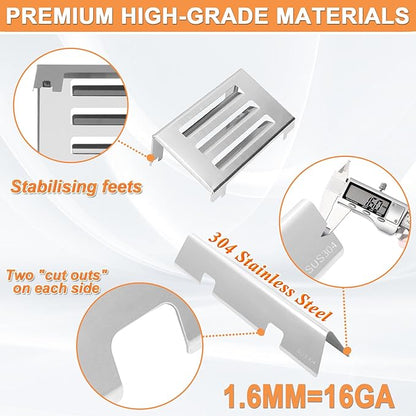 Spirit 2 Grill Parts for Weber GS4 Spirit II 200 SER Replacement Parts for Weber Spirit II Accessories Webber Flavorizer Bars/Flame Covers 7635 67045 3400301, 67060 Heat Deflector & 7637 7849 Grates