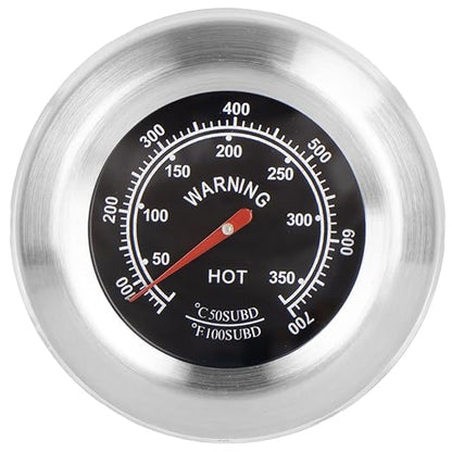 3" BBQ Thermometer Gauge for Dyna Glo Grill Accessories DGN405DNC DGN576DNC-D, Master Forge BG179A BG2614B Parts, Accurate Heat Indicator for cuisinart, Stok, Uniflame, Backyard Grill Parts 700F