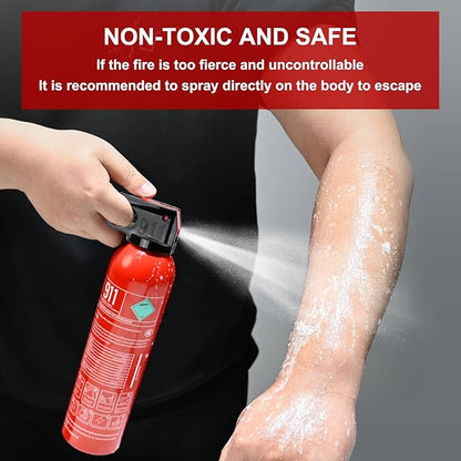 Upgrade Fire Extinguisher for Home, 4Pack Car Fire Extinguishers with Mount, 8 in 1 Portable Kitchen Fire Extinguishers for A, B, C, K Category, 620ml Mini Fire Extinguisher for Truck Boat