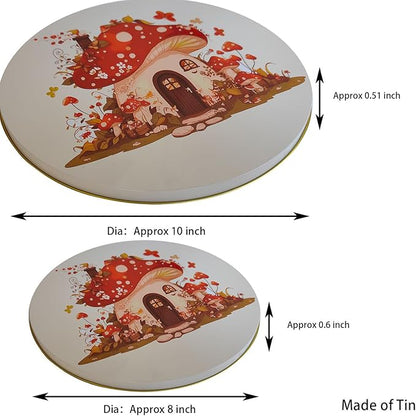 Kerixi Electric Stove Burner Covers Range Top For Expanding Counter Space Stovetop Decor (Mushroom)