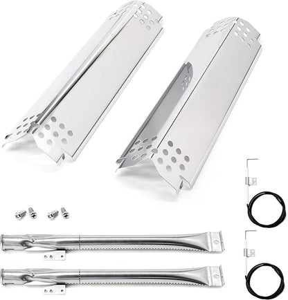 Grill Replacement Parts for Nexgrill 2 Burner 720-0864M, 720-0864, 720-0864R, Grill Burner Tubes, Heat Plates, Igniters for Nexgrill