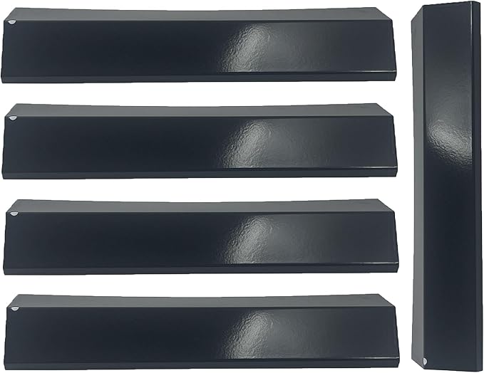 Parts DP134 (5-pack) Porcelain Steel Heat Shield/Heat Plates Replacement for Brinkmann, Aussie, Charmglow, Grill King, Uniflame, Master Forge, Grill King, Tera Gear Gas Grill Models (5)