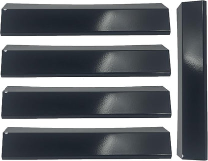 Parts DP134 (5-pack) Porcelain Steel Heat Shield/Heat Plates Replacement for Brinkmann, Aussie, Charmglow, Grill King, Uniflame, Master Forge, Grill King, Tera Gear Gas Grill Models (5)