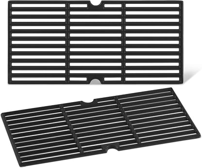 17 Inch Grates G460-0500-W1 463645015 Grill Replacement Parts for Charbroil Grill Grate 463633316 G517-0014-W1 463672416 463642116 463251414 463622515 463672016 463650413 Cast Iron Cooking Grates 2Pcs