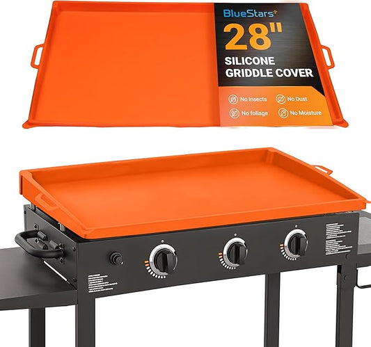 [Upgraded EasyGrip] 28" Silicone Griddle Cover Mat for Blackstone 28" Inch Grill | EasyGrip, Heavy-Duty Food-Grade Protection, Rust-Free, Blackstone Griddle Accessories, Fathers Gifts for Men