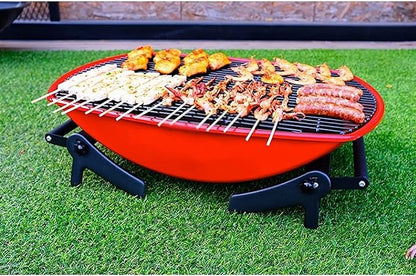 Outdoor Picnic Charcoal Grill Foldable BBQ Grill for Outdoor Barbecue Grill Campers Barbecue Travel Park Beach Outdoor Grill