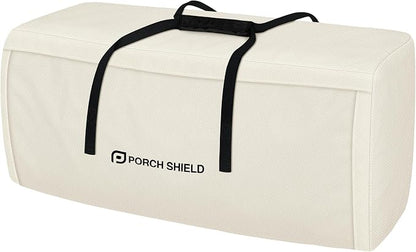 Porch Shield Outdoor Cushion Storage Bag 62 inch Waterproof Outside Storage Bags for Patio Furniture with Zippers and Handles