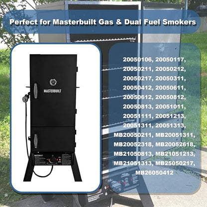 Flame Disk Bowl Replacement for Masterbuilt Gas and Dual Fuel Smokers Attachment, Flame Disk Pan Grill Part for Masterbuilt 911060006 9005100068 Accessories