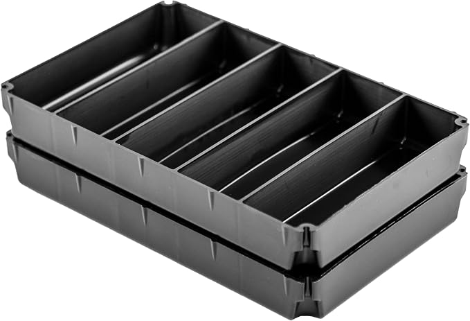 YakAttack Fully Loaded TracPak Combo Kit - Black | Includes 2 Stackable Storage Boxes | Quick Release Handle & Base | 3 Internal Trays | Track & Surface Mount Hardware | Made in USA