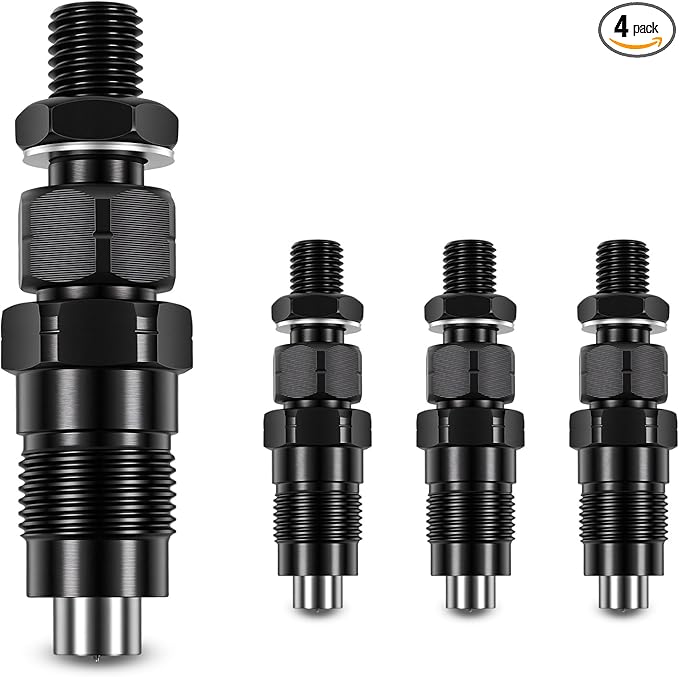 Fuel Injectors Set of 4 Compatible with Kubota V1505 V1505T V1305 V1205 D905 D1005 D1105 Engine 16032-53000 16032-53902