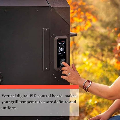 Replacement 80147 Digital PID Vertical Control Board Parts for PBV4PS2, Compatible with Pit Boss Pro Series II 4-Series Wood Pellet Vertical Smoker, Comes with WiFi and Bluetooth Function