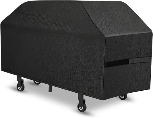 Griddle Cover, 36 Inch BBQ Gas Flat Top Grill Cover for Blackstone Grill, Waterproof, Anti-Uv, Rip-Proof, Fade Resistant Material, Outdoor Griddle Cover with Hook-and-Loop Straps, Heavy Duty Black