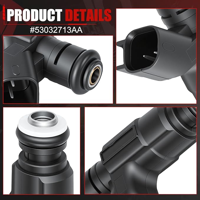 Fuel Injectors Set of 8 Compatible with Dodge Durango 2004-2009 Ram 2004-2008 1500 2500 3500 Fuel Injector Replacement for Chrysler 2007-2008 Aspen 5.7L Replace 53032713AA