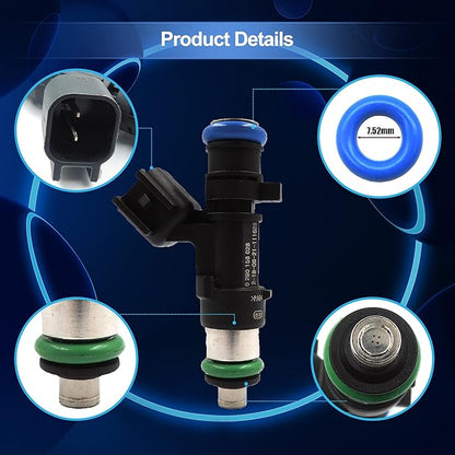 HiSport Fuel Injector 1PC 0280158028 04591986AA Compatible with Chrysler 05-10 300 V6 2.7L 3.5L
