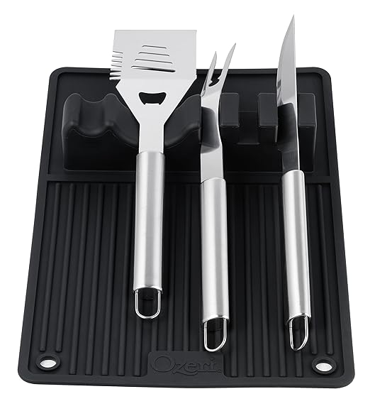 Ozeri BBQ and Grill Utensil Holder Mat