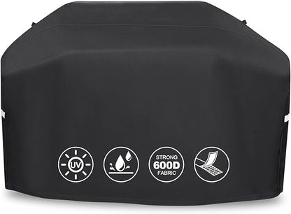 Grill Cover 70 Inch - 600D Waterproof Heavy Duty Outdoor Grill Cover for Weber Genesis and Genesis II 400 Series,All Weather Protection Compatible for Char-Broil,Nexgrill,Dyna-glo and More