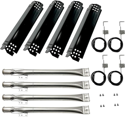 Kits DG278 Replacement for Nexgrill 720-0830H,720-0888N/S,720-0783E,720-0830X, Grill Burner, Heat Plates, Igniter Kit for Home Depot Nexgrill 4 Burner 720-0830H, 4pack