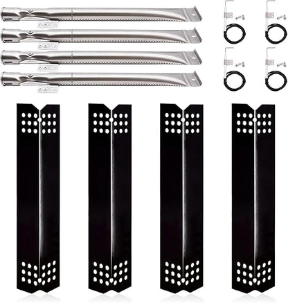 Grill Replacement Parts for Home Depot Nexgrill 720-0830H, 720-0783E, BHG 720-0783W, 720-0783H Gas Grill Models. Porcelain Steel Heat Plates, Grill Burners and Igniters for Members Mark 720-0830F