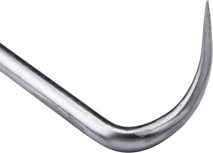 MSY BIGSUNNY 16" Heavy Duty Food Flipper with Sharp Tail Tip, Stainless Steel Grilling Meat Hook