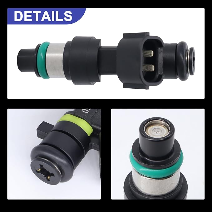 HiSport Fuel Injectors FBY2850 Replacement For Nissan Versa Cube Sentra NV200 2007-2014 Replace 16600-EN200 4 PCS