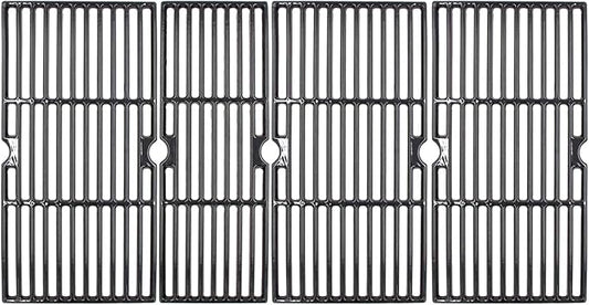 Hongso 18 3/16 x 34 1/4 Inch Porcelain Cast Iron Grill Grates for CharBroil Performance 6 Burners 463244819 463240420 463245917 463276517 463276617 463277918 463238218 466245917 463274919 Models