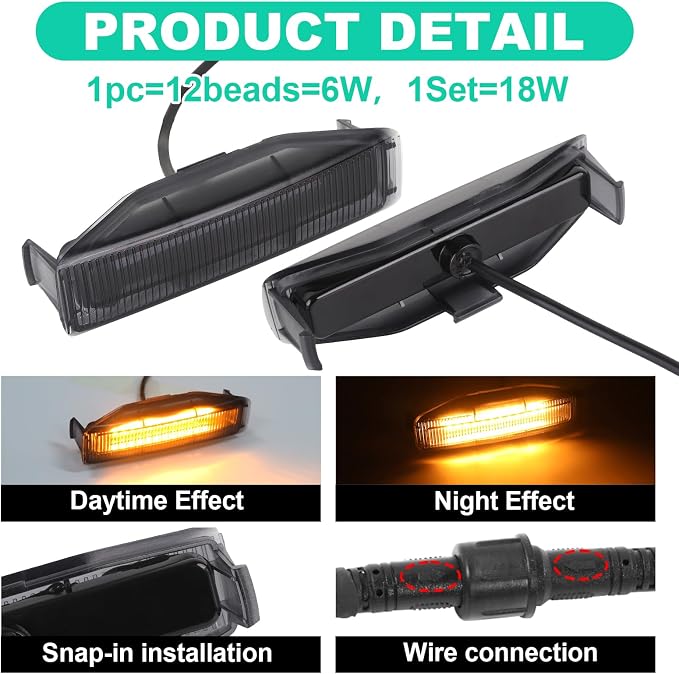 Front Grille Led Light For 2022 2023 2024 Ford Maverick XLT Raptor Style Grill Lights,Maverick Accessories (Only Fit XLT-Amber)