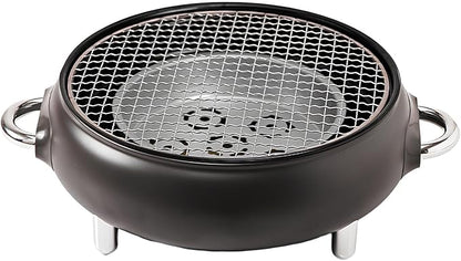 Mini Portable Barbecue Grill, Outdoor BBQ Grill Korean Style Charcoal Grill, Easy to Assemble and Clean, A Variety of Packages Available(Dark Gray,A)