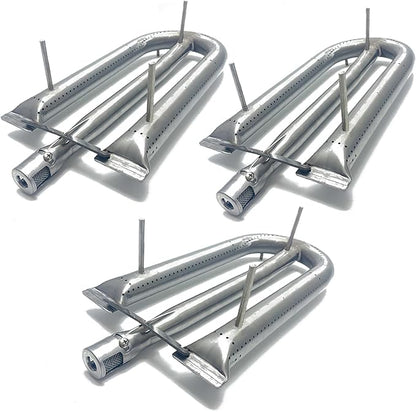 Heavey-Duty Stainless Steel 3-Piece Burner Replacement Parts for AOG, American Outdoor 24NB 24NG 24NP 24PC 30NB 30PC 36NB 36PC Gas Grills 14.5" x 6.25"