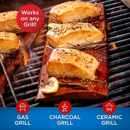 Jaccard 201403 Grill Pre-Soaked Planks, 15, Western Red Cedar